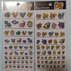 ポケモン ４サイズ ステッカー ２個セット
