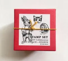 ヒグチユウコ スタンプセット 木製 ホルベイン 日本製 ゴムはんこ