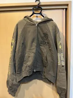 GRAILZ PROJECT GR ダメージフルジップパーカー - メルカリ