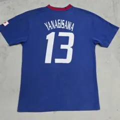 日本代表　柳沢敦　Tシャツ　S　jfa　侍ブルー　W杯　サッカー　ユニフォーム