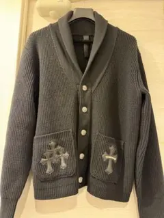 クロムハーツ CHROME HEARTS カシミアカーディガン　新品　Lサイズのサムネイル