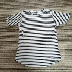 monkey time ストライプ 半袖 Tシャツ メンズ　丈長めのサムネイル