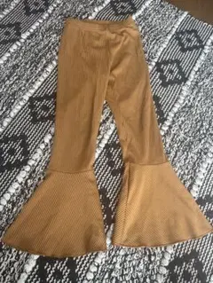 フレアパンツ マスタード色 サイズ120