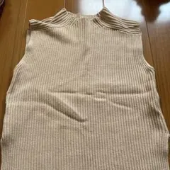 ボートネックコットンニットトップス