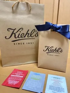 Kiehl's ショップ袋 2枚セット サンプル付きのサムネイル