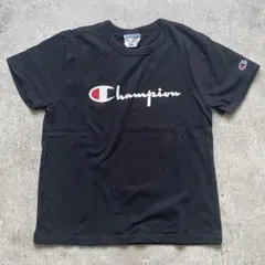 Championチャンピオン ロゴTシャツ 黒 短丈 Y2K Sサイズのサムネイル