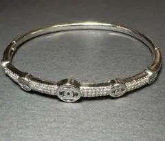 CHANEL シルバーバングル