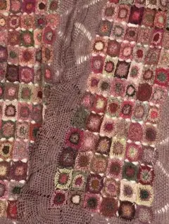 sophie digard未使用品　希少！カラフル六角形モチーフマフラー sophie digard未使用品 希少！カラフル六角形モチーフマフラー