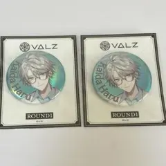 甲斐田晴 缶バッジ VΔLZ ラウンドワン 等身 2個セット