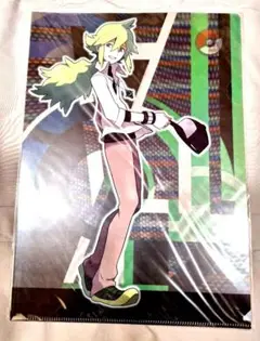 新品⭐ポケットモンスターブラックホワイトポケセン限定A4クリアファイルNエヌ