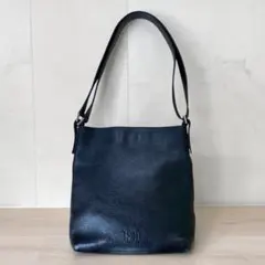 HIROFU【美品】オールレザー ショルダーバッグ サコッシュ 黒のサムネイル