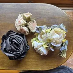 美品】ピンクハウス カネコイサオ 5点セット 造花コサージュ フラワー
