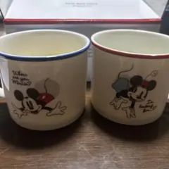 Francfranc ペアマグカップミッキーマウス・ミニーマウス 2個セット
