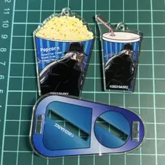 アクリルシネマスナック 劇場版 名探偵コナン 黒鉄の魚影 ジン　黒の組織