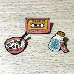 ピンバッジ3点セット