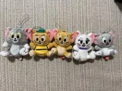 トムとジェリー ぬいぐるみ マスコット 5種セット