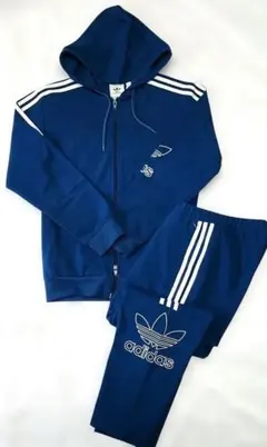 【美品】adidas originals ジャージセットアップ ロイヤルブルー