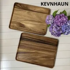 Kevenhaun ケブンハウン アカシア木製トレイ　Lサイズ　2点　送料込みのサムネイル