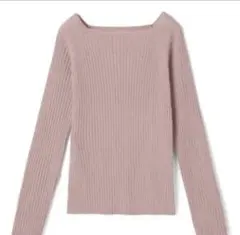 GRL スクエアネックリブニット rut072