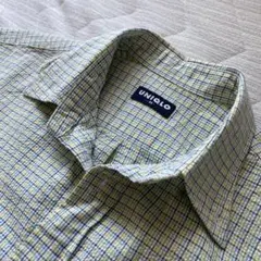 【美品】オールドユニクロ OLD UNIQLO グリーンベース 半袖シャツ