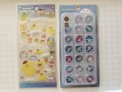 【正規品】 クリアキャンディシール おはじきシール　シナモロール　ポムポム