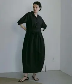 新品タグ付き】XS 高山直子さんコラボ/ハーフスリーブオールインワン