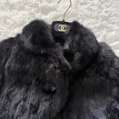 Pikabia ピカビア　ポンチョ　リアルファー　ラビット　L