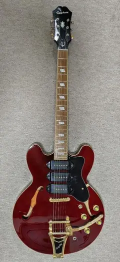 Epiphone Riviera エピフォン リビエラ 日本製 80s前半 国産Epiphone Riviera Sunburst 第20回ほぼ日刊デジマートにて