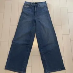 UNIQLO ワイドレッグデニム インディゴ