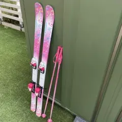 12/13までの限定価格です！〉115cm スキー板 ストック セット - メルカリ