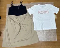 本日迄MICHAELKORS他ロゴプリントＴシャツ＋ワンピース新品未使用品