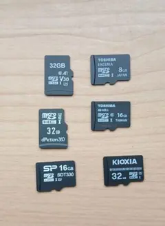安心の有名メーカー、TOSHIBA、Kioxiaなど♪マイクロSDカードセット♪