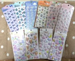 ぷくっとシール サンリオ含むその他 全10点セット 新品未使用未開封