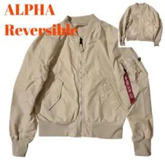 極美品Mサイズ ALPHA industrie リバーシブル MA-1