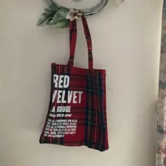 新品RED VELVET トートバッグ チェック柄