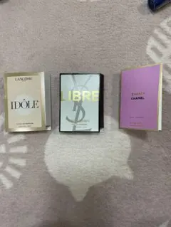 CHANEL イヴ・サンローラン　ランコム　香水ミニサイズ　サンプル3点セット