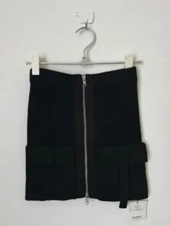 SLY PKKNIT BUSTIER ポケット ニット チャック付きビスチェ