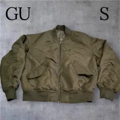 【定番】GU MA-1 ブルゾン S カーキ ミリタリー ジャケット