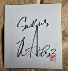 東京ヤクルトスワローズ　青木宣親　直筆サイン色紙