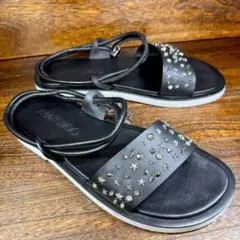 ◆JIMMY CHOO◆ジミーチュウ 27.0cm レザーサンダル スタッズのサムネイル