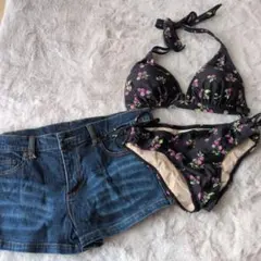 セパレート水着．ショートパンツセット