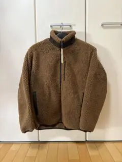ユニクロ　UNIQLO ブラウン フリースジャケット Lサイズ