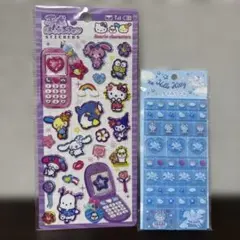 【正規品】平成はっぴーフォン　タイルシール2枚セット　サンリオ