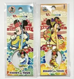 Disney on Tour 沖縄 ミッキーマウス ミニーマウス　ストラップ