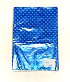 ビニール風呂敷　水玉　青　10枚　71×70センチ　ポリ風呂敷　訳あり特価