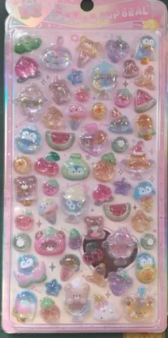 うるちゅるポップシール キャラクターグッズ