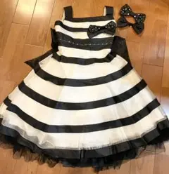 ✴︎再値下げ‼️✴︎140cm キッズ⭐️ドレスワンピース　ボリュームパニエ付のサムネイル