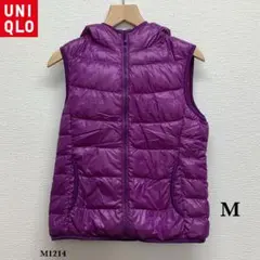 H*ス様 UNIQLO『ユニクロ』ウルトラライトダウン ベスト フード付【M】パ