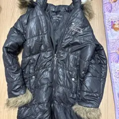 BLUE bis ブラックダウンコート 150サイズ