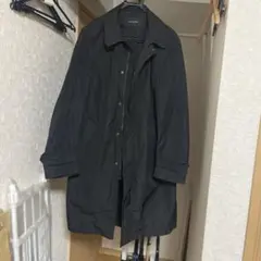 ナノユニバース　ウィルラウンジ　ジップアップ　ナイロン　ステンカラーコート